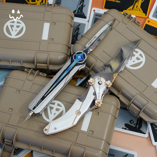 Delta Force Polaris Knife Cobra Vanguard MERCY Folding-Knife Metal Replica