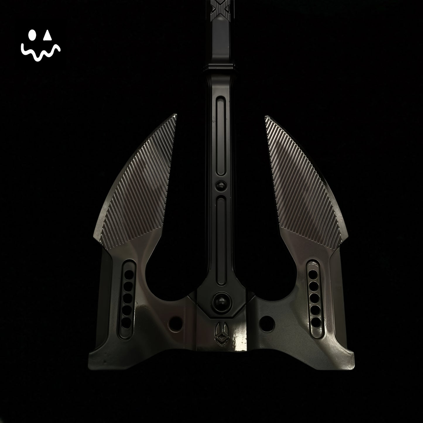 AB Mini Unyielding Fury Dual-Bladed Battle Axe Metal Replica