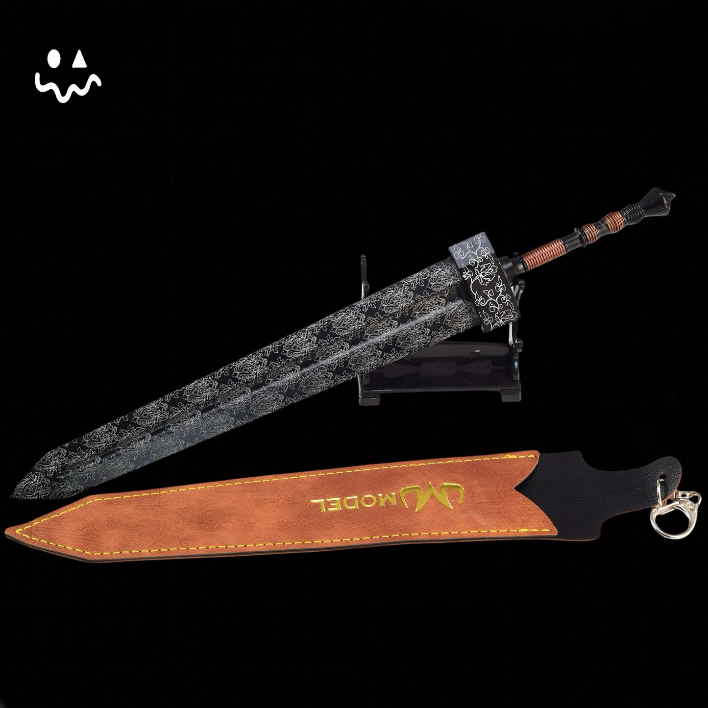 ER Black Classical Greatsword 11.8'' Metal Replica