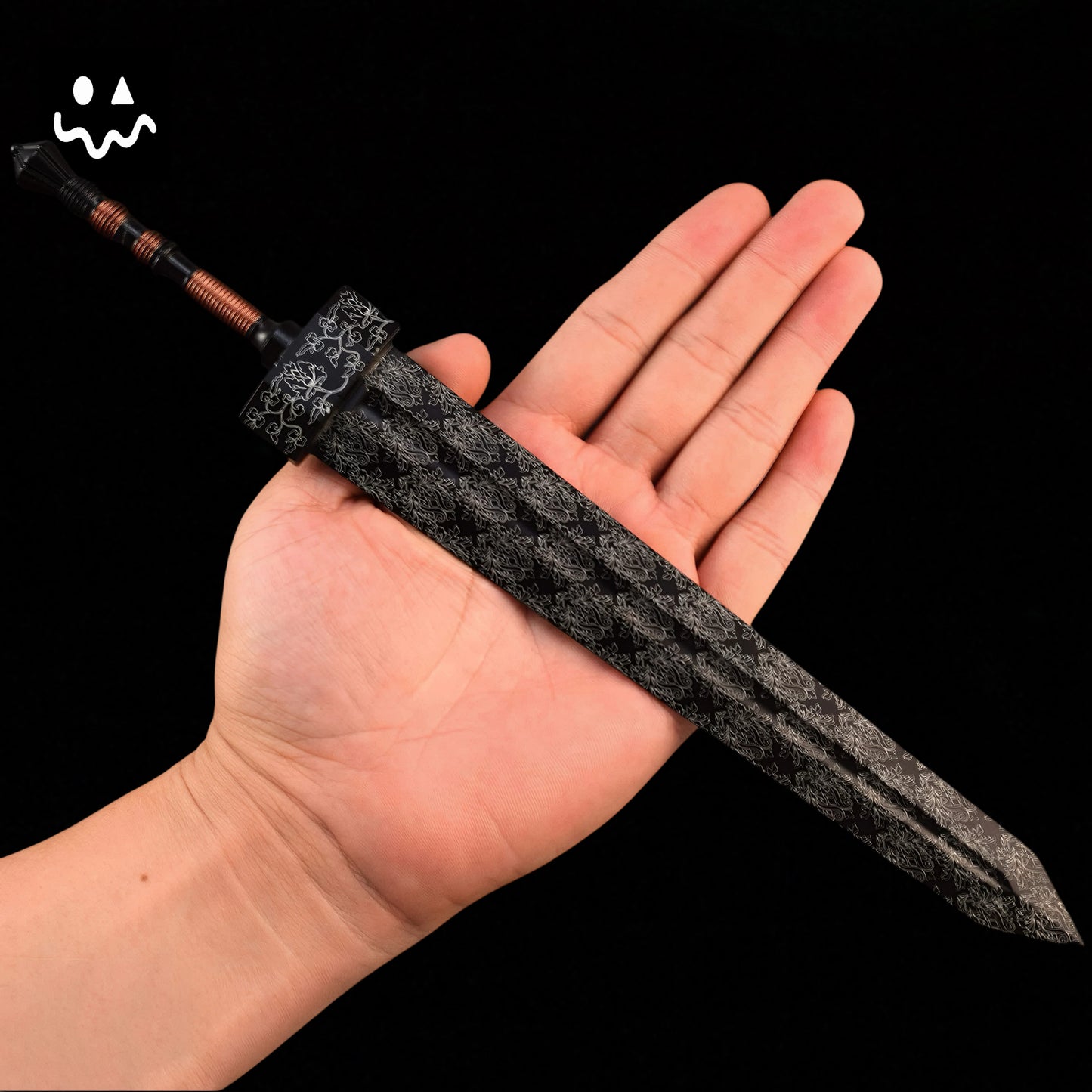 ER Black Classical Greatsword 11.8'' Metal Replica