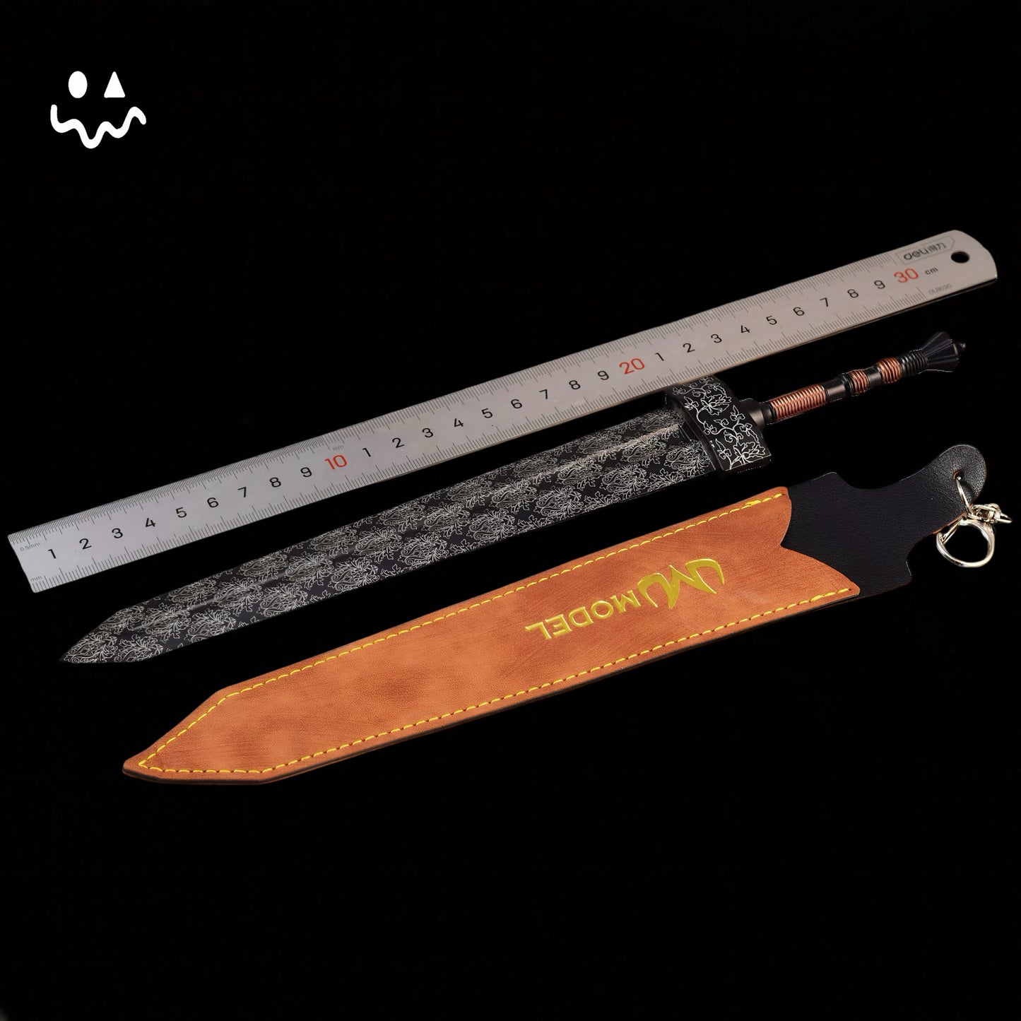 ER Black Classical Greatsword 11.8'' Metal Replica