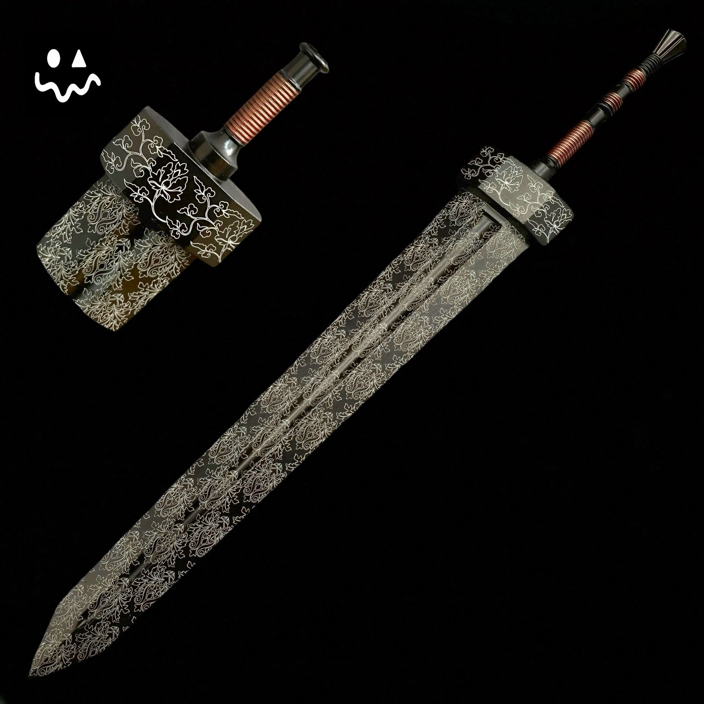 ER Black Classical Greatsword 11.8'' Metal Replica