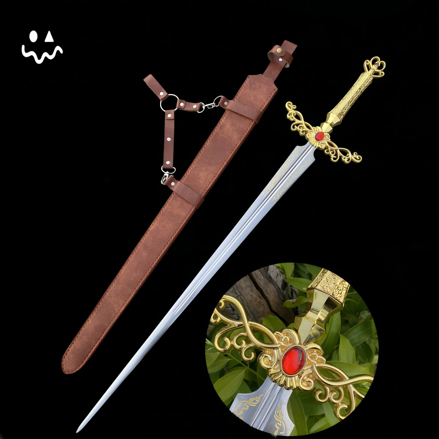 ER Game Rogier's Rapier Sword Life-Size Steel Replica