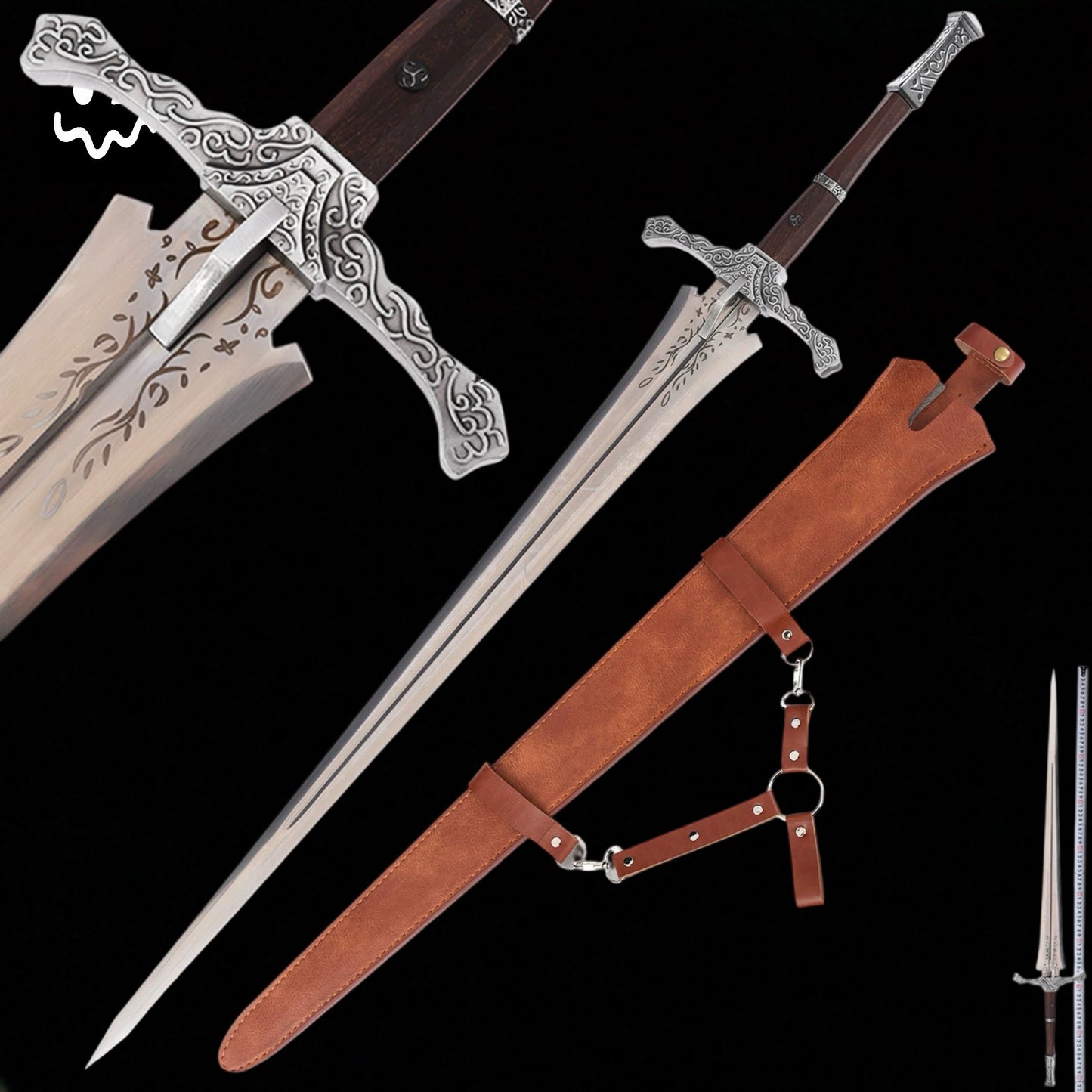 ER Knight's Greatsword Life-Size Metal Replica