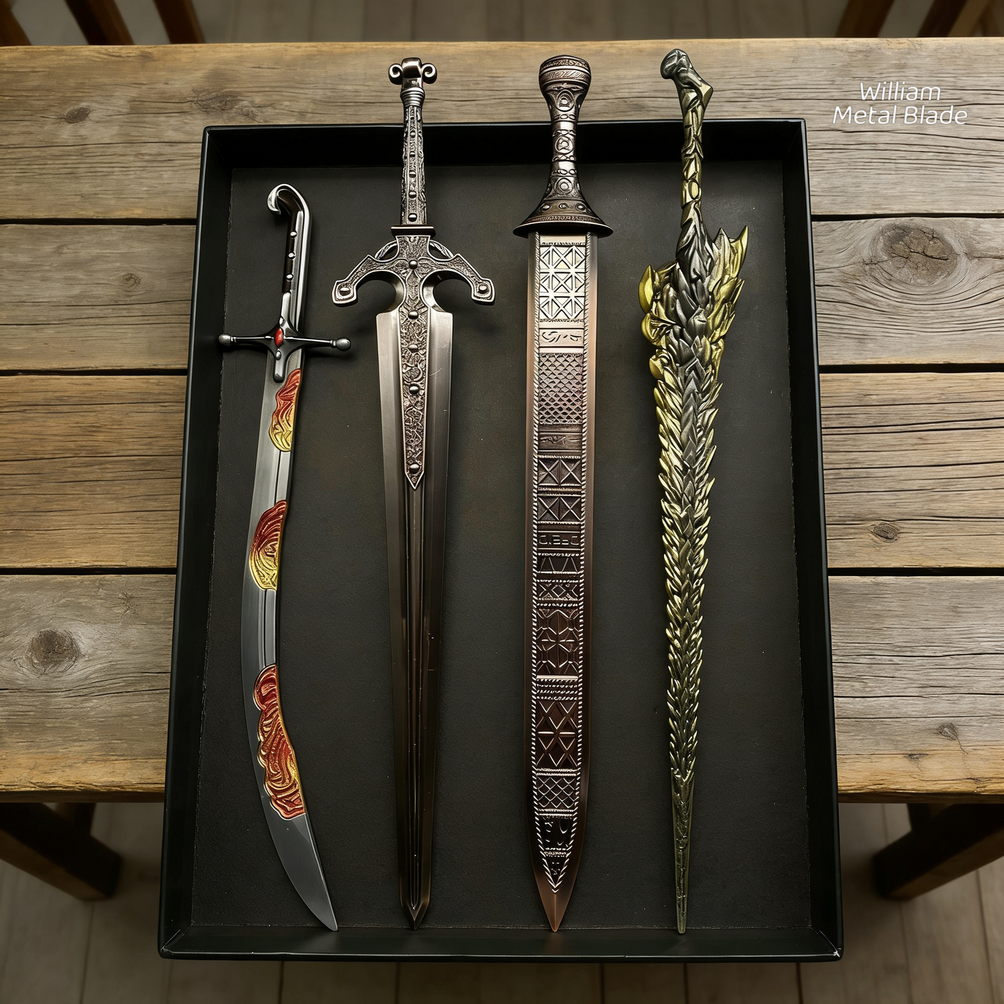 ER Sword Metal Replica 4 In 1 Pack