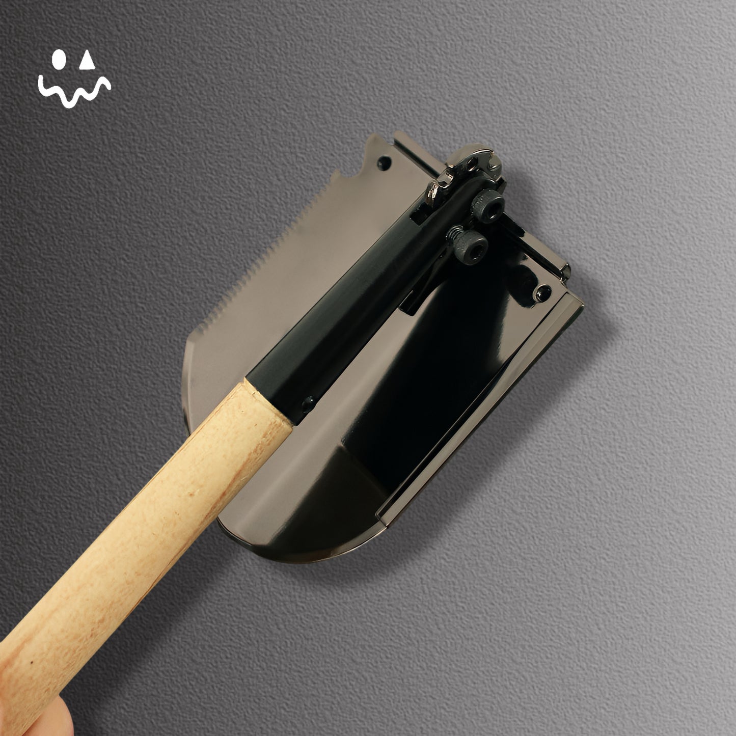 Mini Engineer Shovel Foldable Rice Spoon Metal Replica