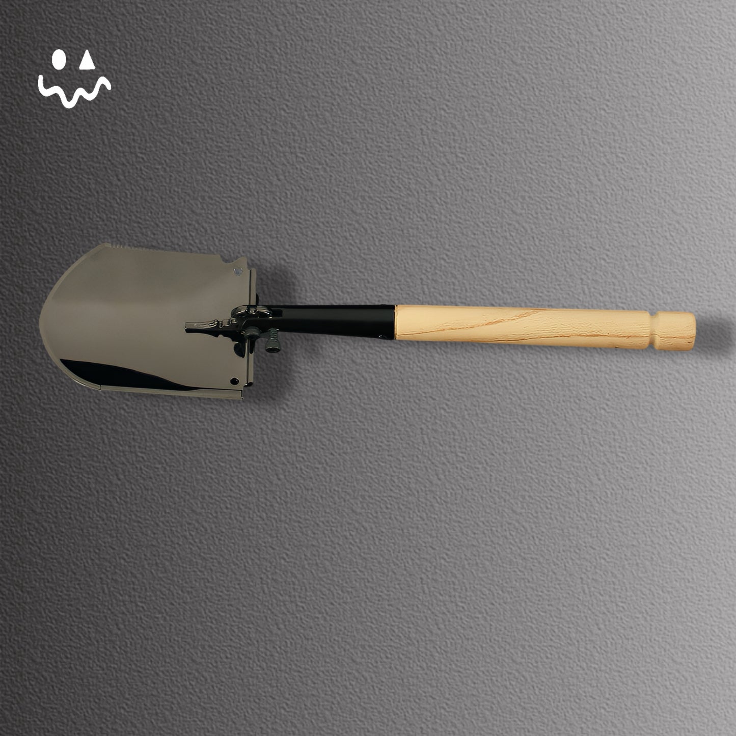 Mini Engineer Shovel Foldable Rice Spoon Metal Replica