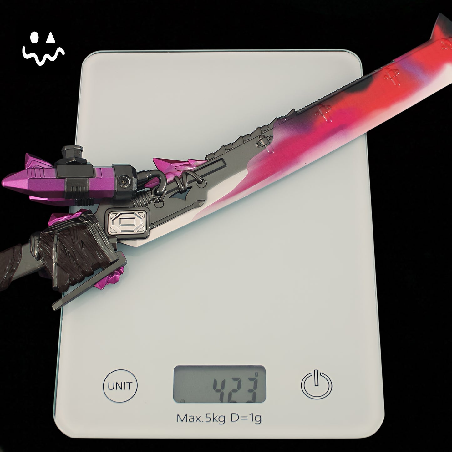 35CM/13.7" PUBG Flame Knife Metal Replica