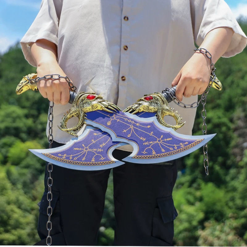 GOW Norse Blades of Chaos Life-size Metal Replica