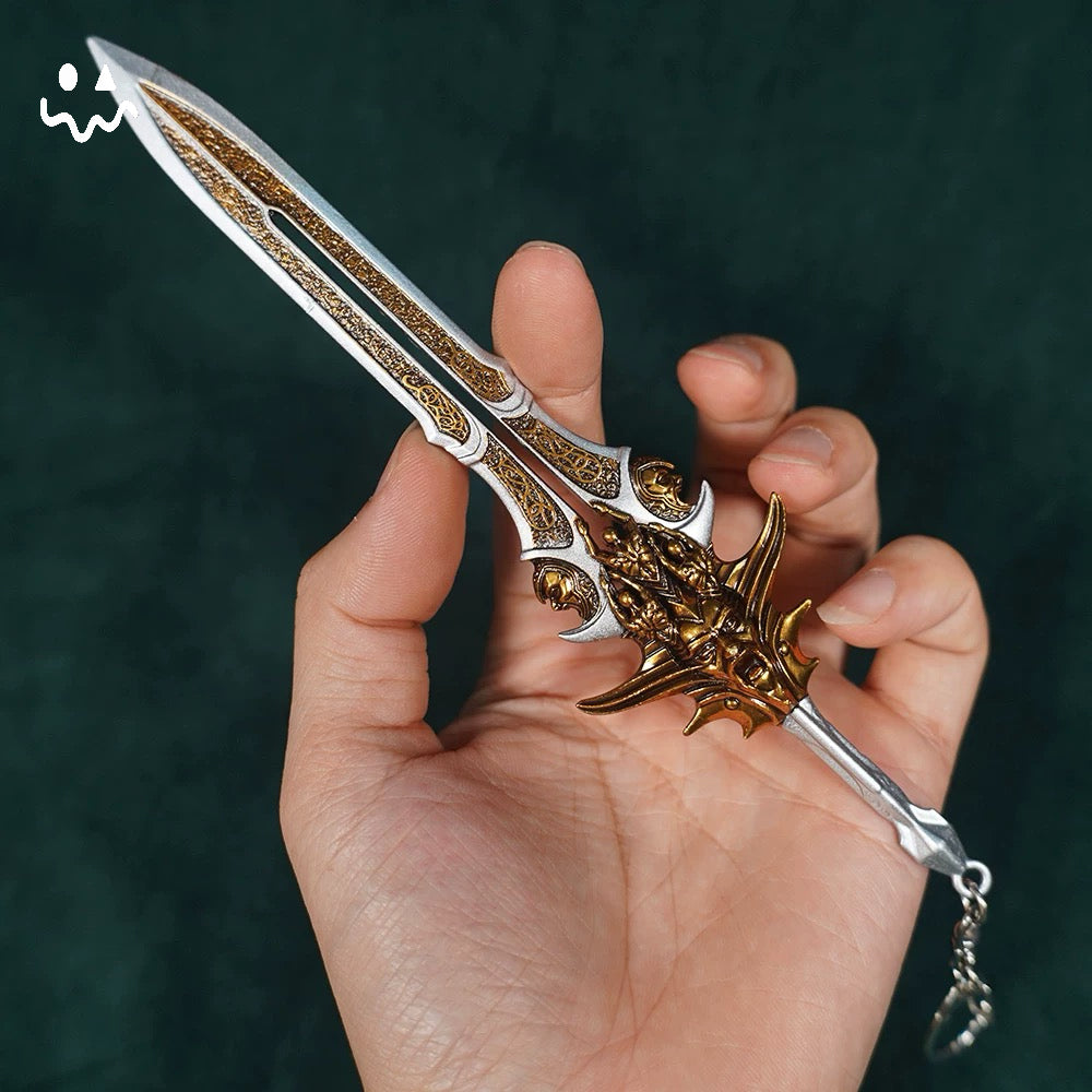 GOW Silver Blade Of Olympus Metal Replica 22CM/8.6"