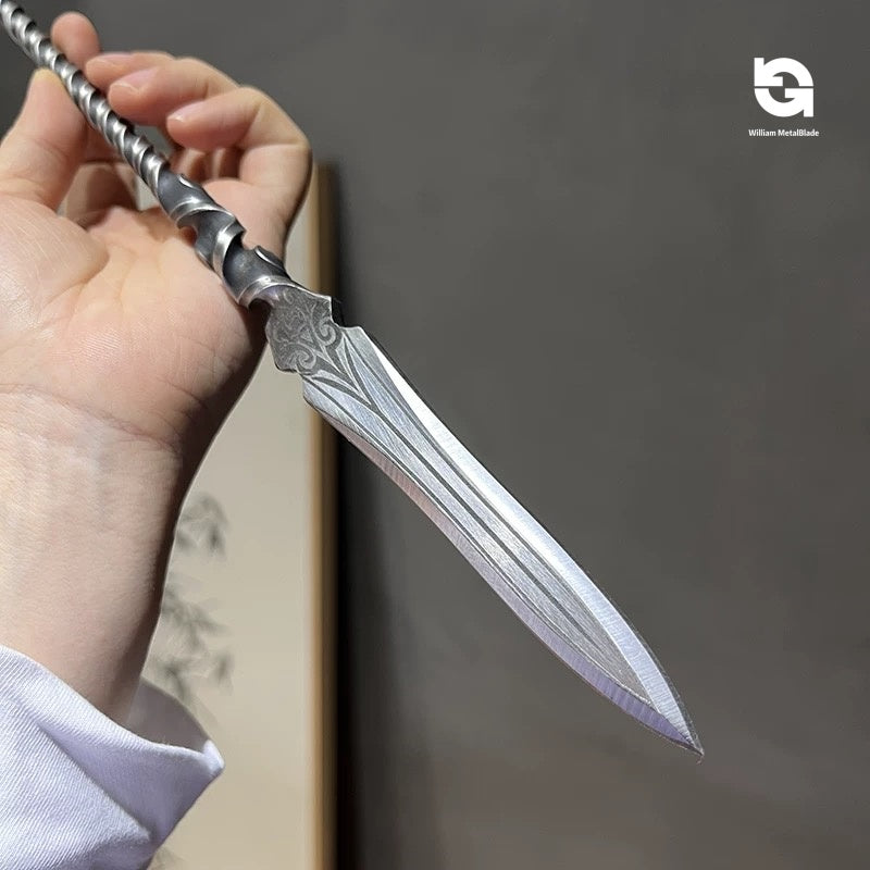 Hand-Forged Steel Zhaoyun Spear Metal Replica 37.5CM/14.7"