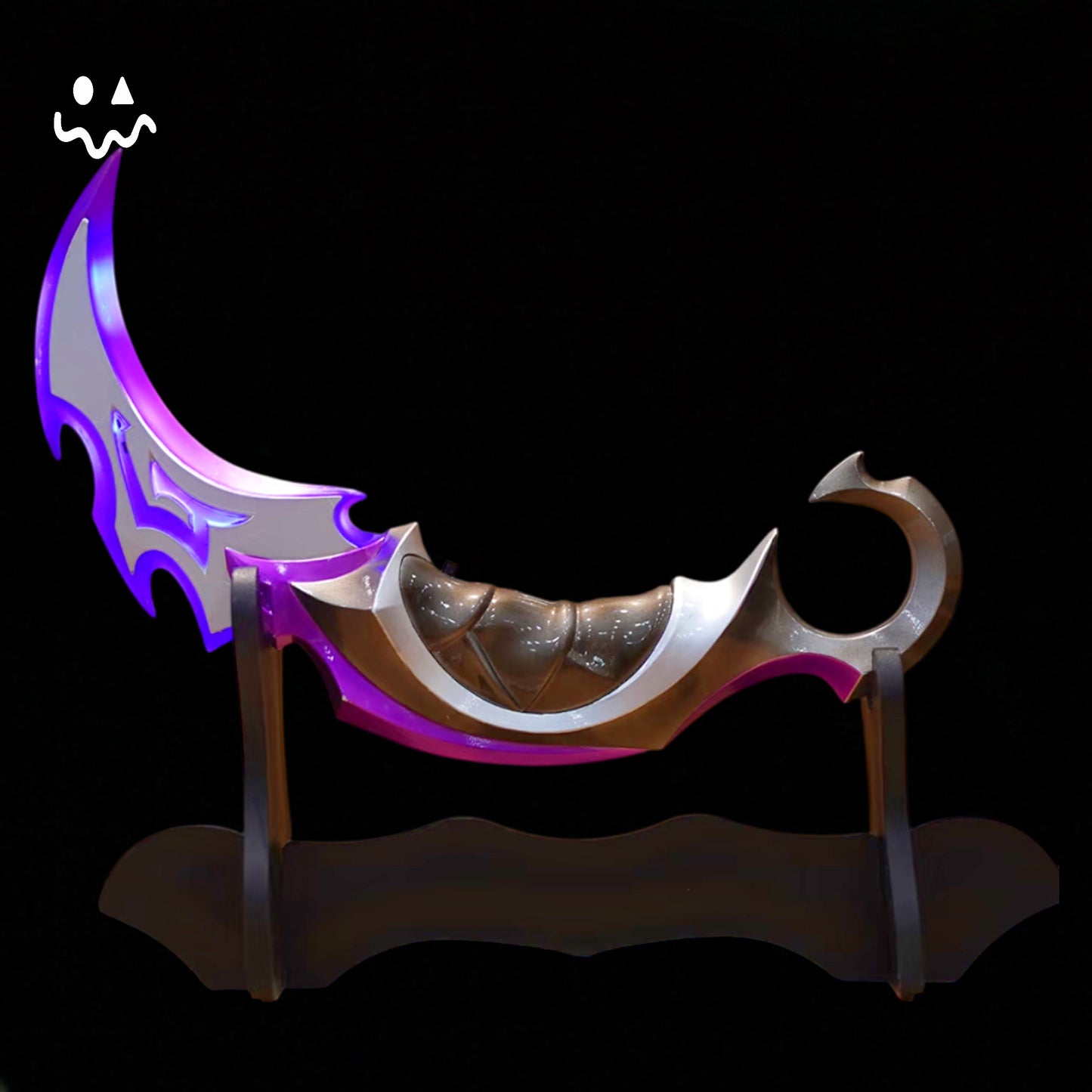 High-quality Reaver Karambit Luna's Descent 3D Night Lamp