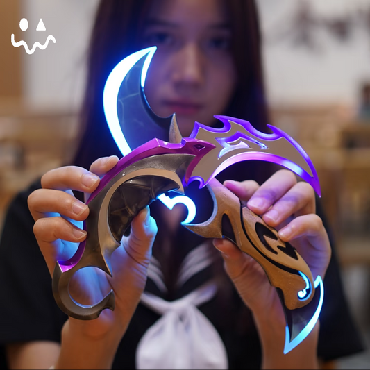 High-quality Reaver Karambit Luna's Descent 3D Night Lamp