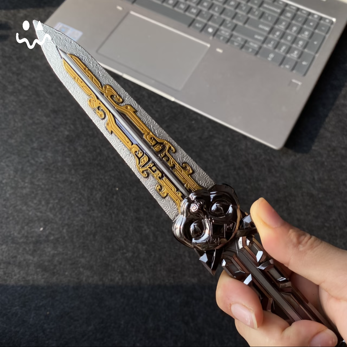 High quality Delta Force Data Throwing Knife Metal Replica