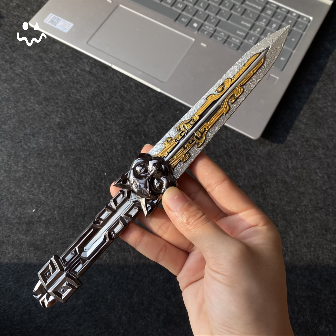 High quality Delta Force Data Throwing Knife Metal Replica