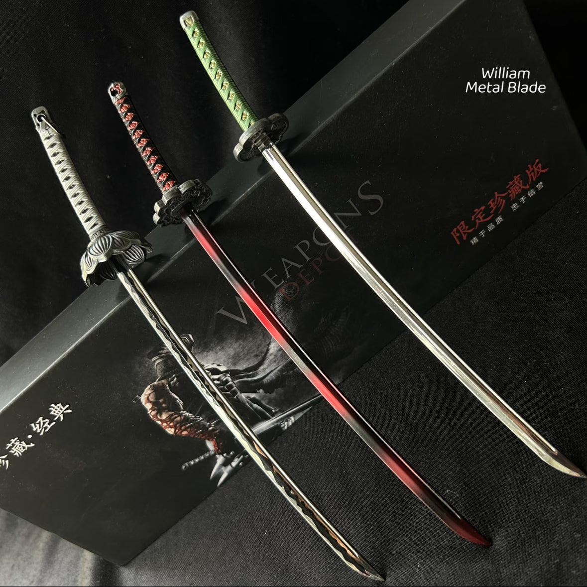 High quality Mini Kusabimaru katana 3 In 1 Gift Box