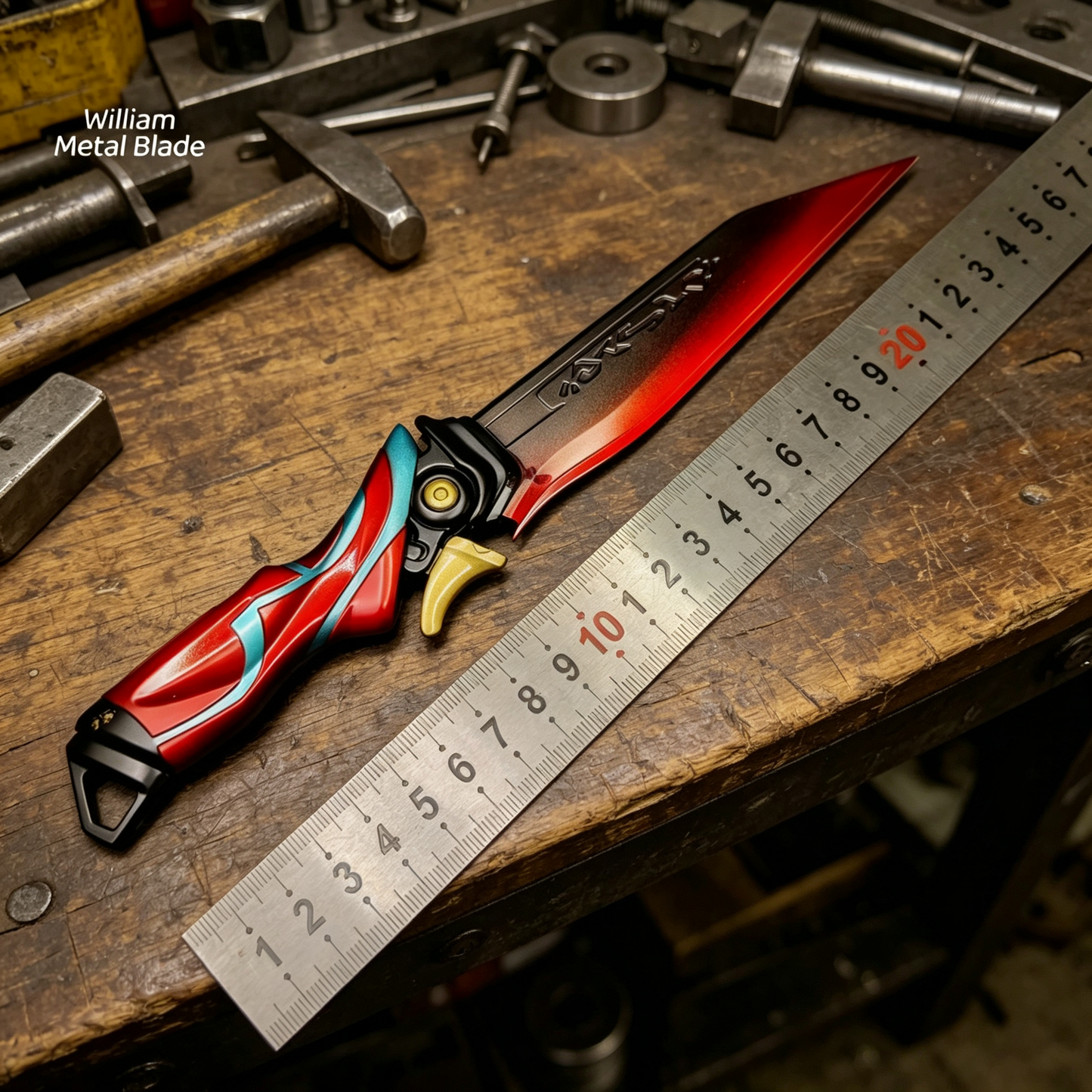 Holo Meridian Knife Alloy Blunt Blade Replica