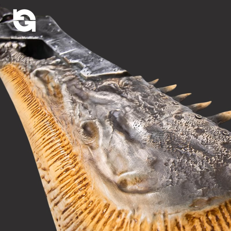 Life Size Hunter Giant JawBlade Resin Sword Cosplay Game Replica 140CM/55.1"