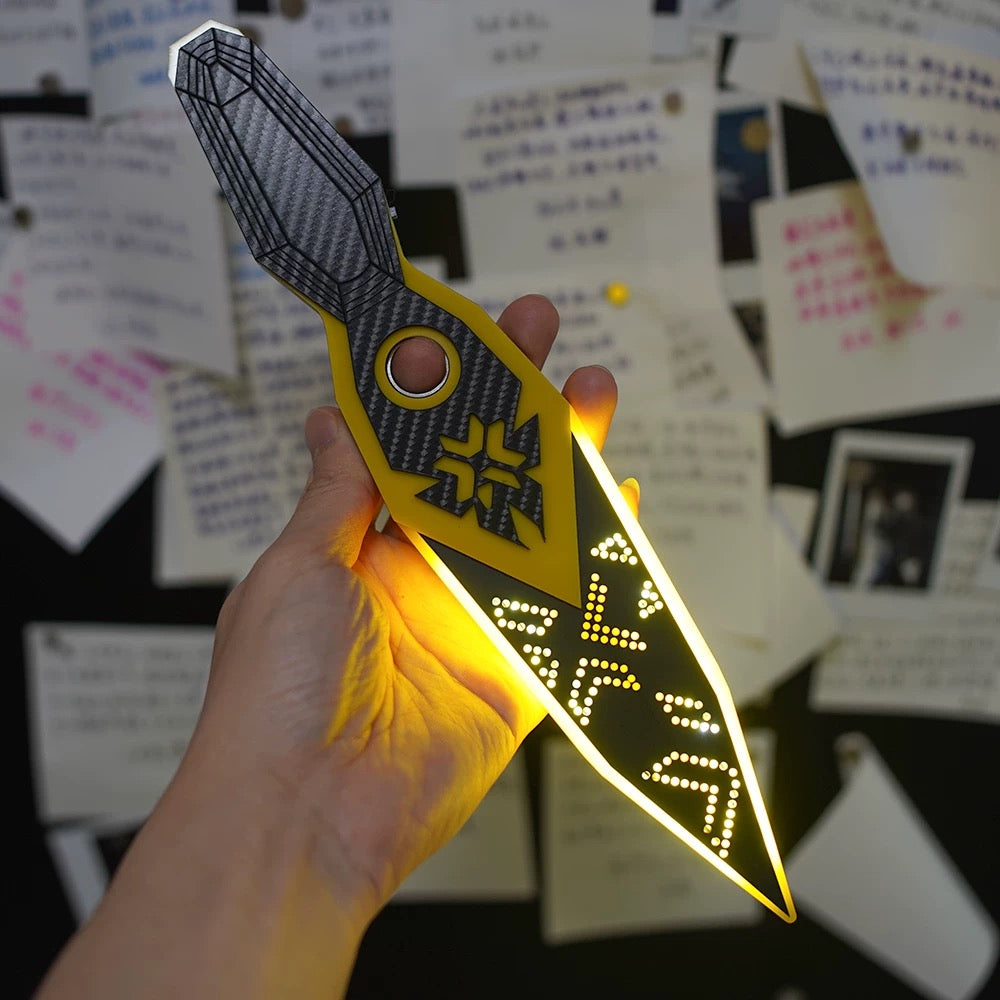 Champions 2023 Kunai Acrylic Game Weapon Lamp Replica