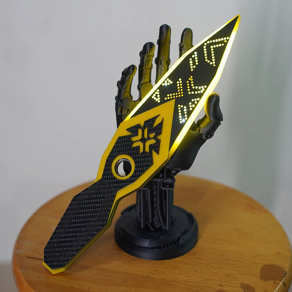 Champions 2023 Kunai Acrylic Game Weapon Lamp Replica