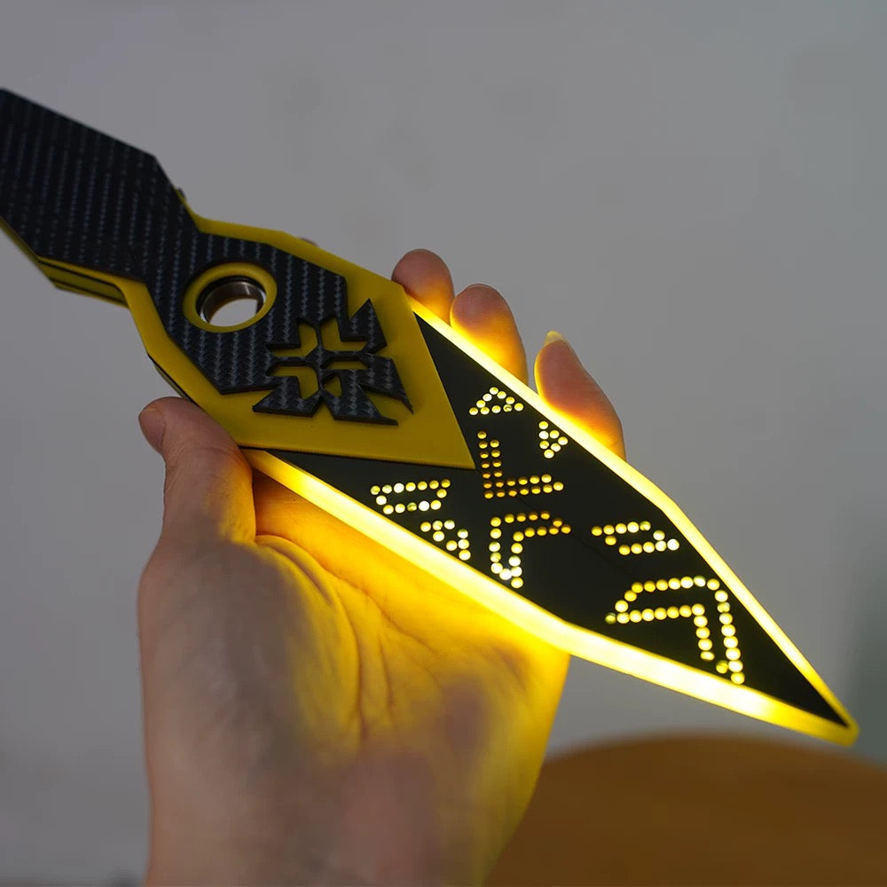 Champions 2023 Kunai Acrylic Game Weapon Lamp Replica