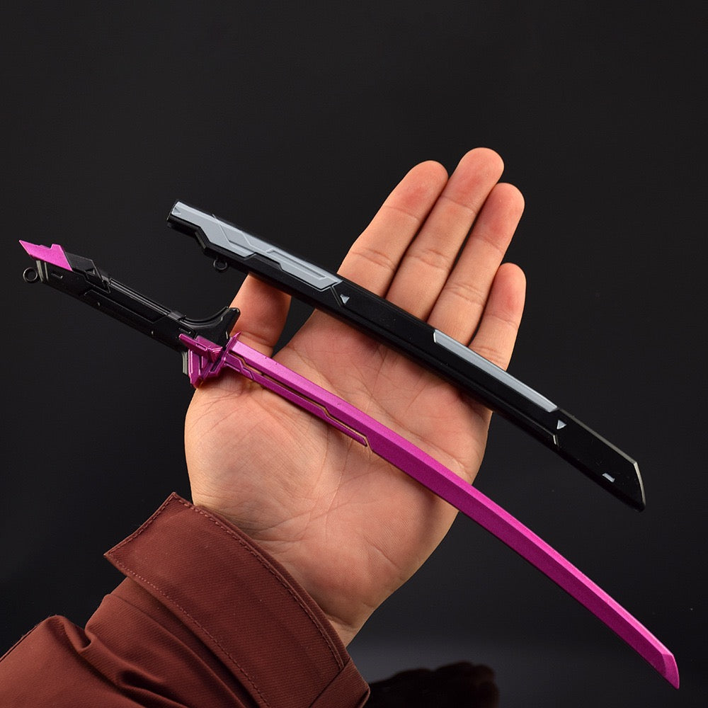 30cm/11.8" Metal EX.O Edge Sword Mini Replica Display Collection