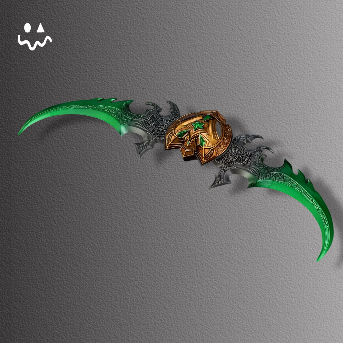 Illidan Stormrage Warglaive of Azzinoth Metal Handicraft