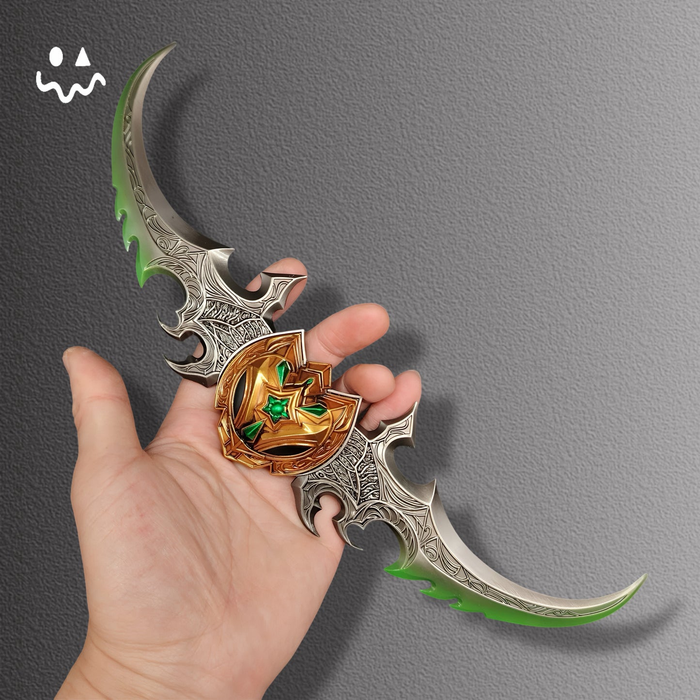 Illidan Stormrage Warglaive of Azzinoth Metal Handicraft