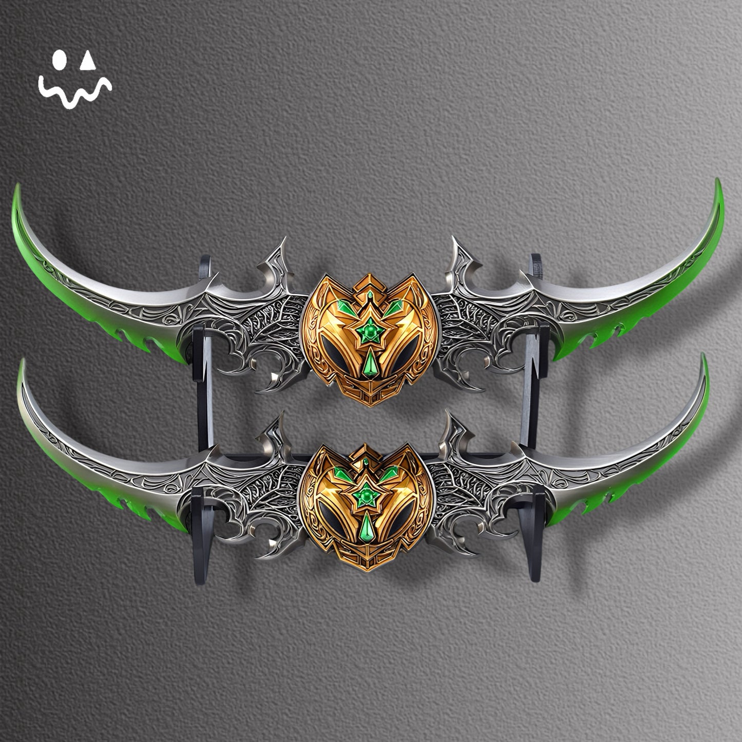 Illidan Stormrage Warglaive of Azzinoth Metal Handicraft