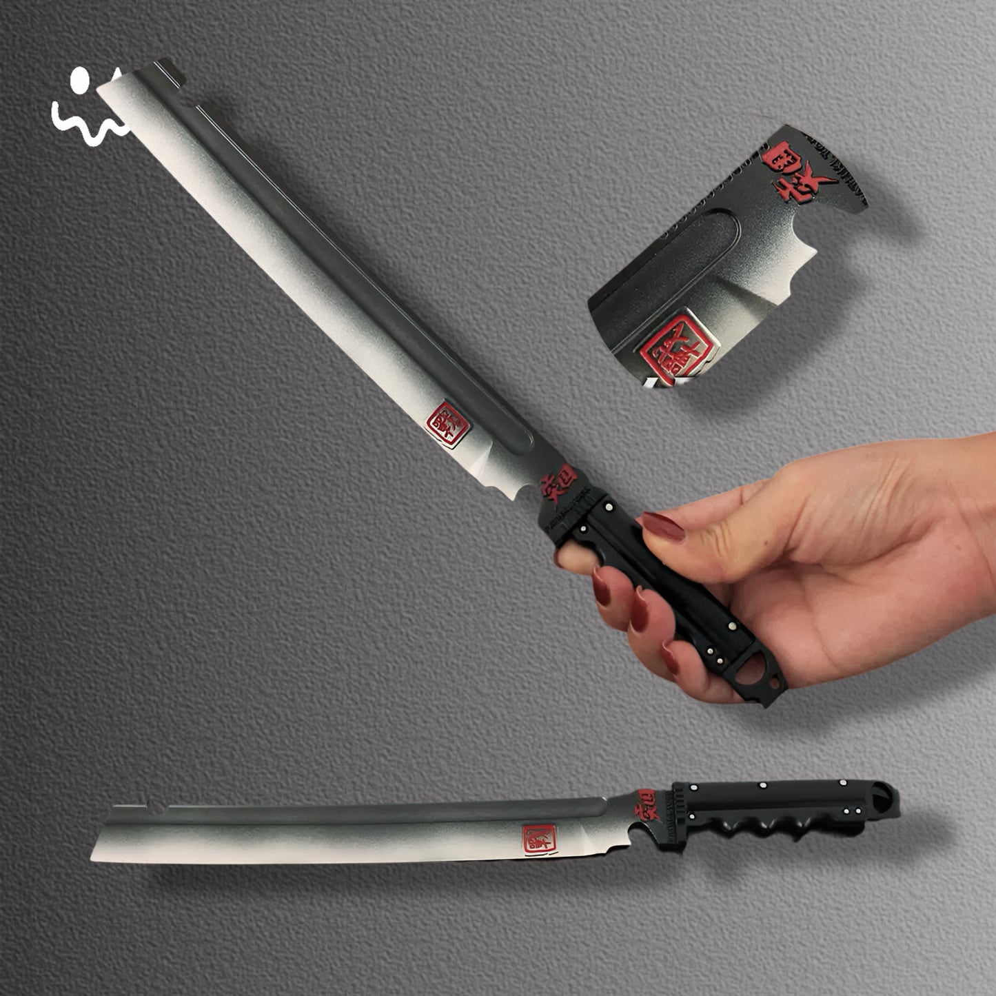 Hot Game Peripheral 11.8'' Metal Infinite Knife Prop