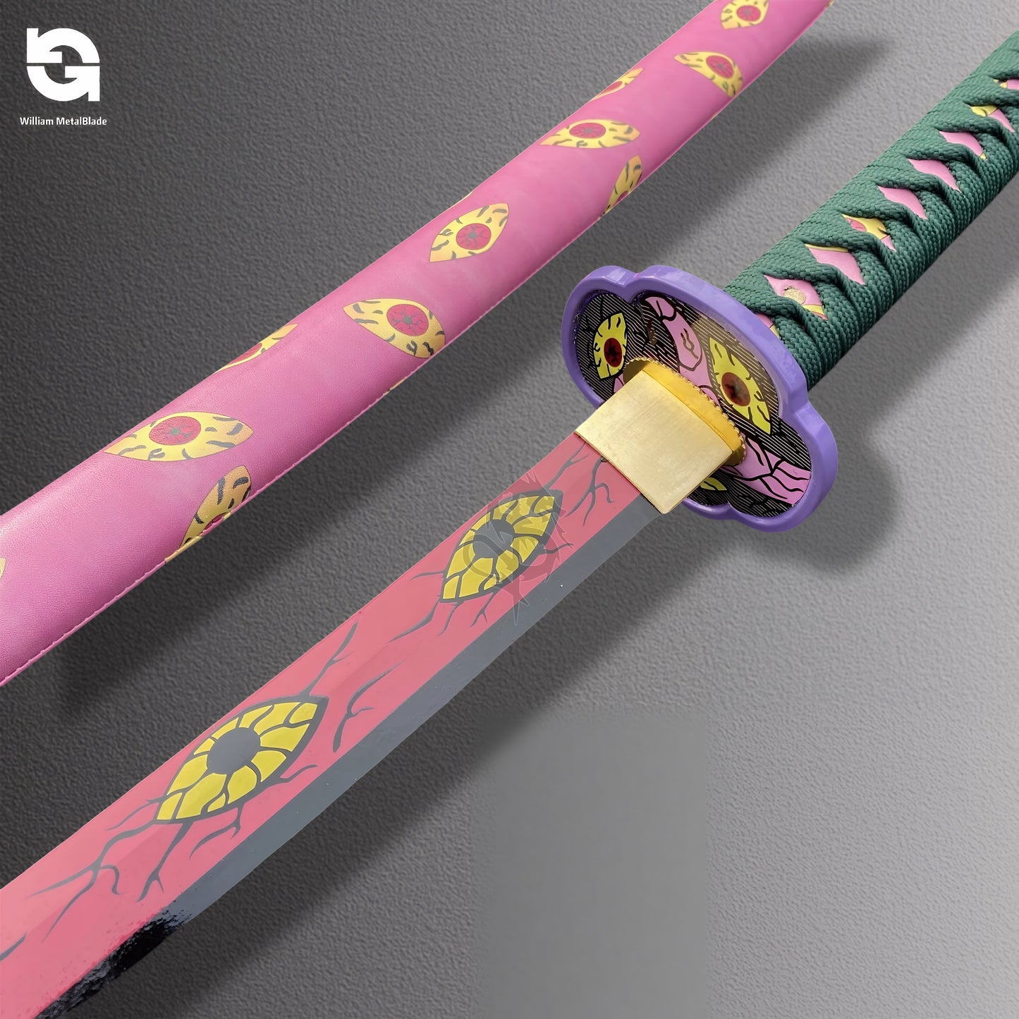 105CM/41.3" Life-size Kokushibo Katana Metal Replica