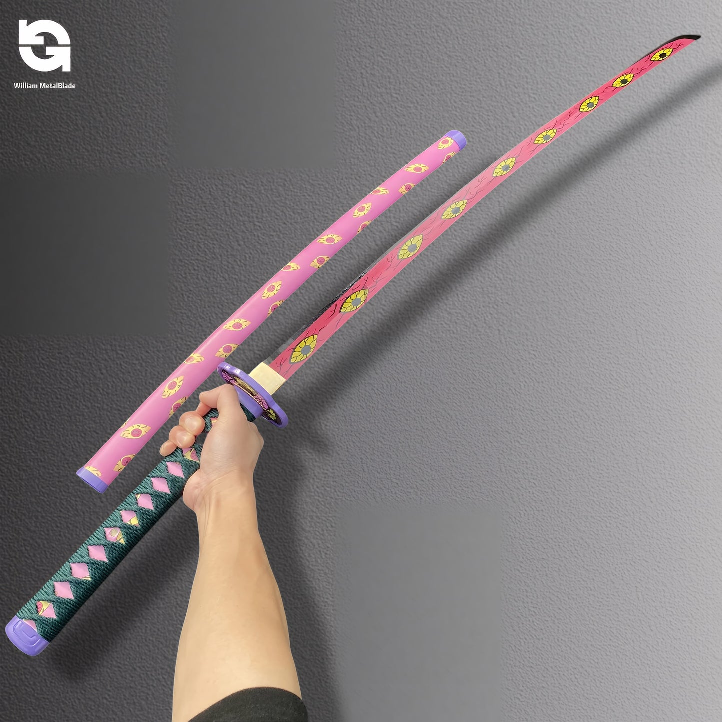 105CM/41.3" Life-size Kokushibo Katana Metal Replica