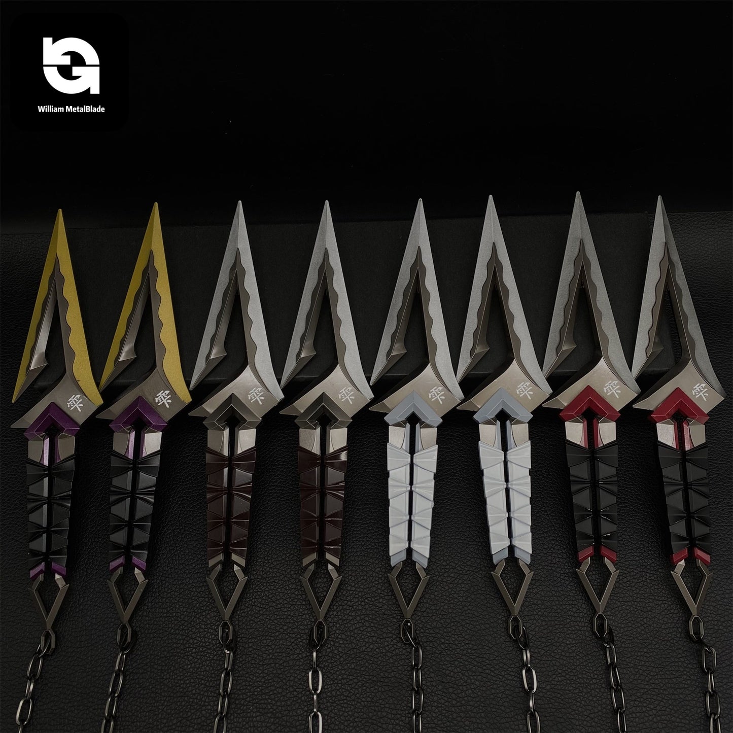22CM/8.6" Metal Kuronami no Yaiba Life Size Replica In Real Life