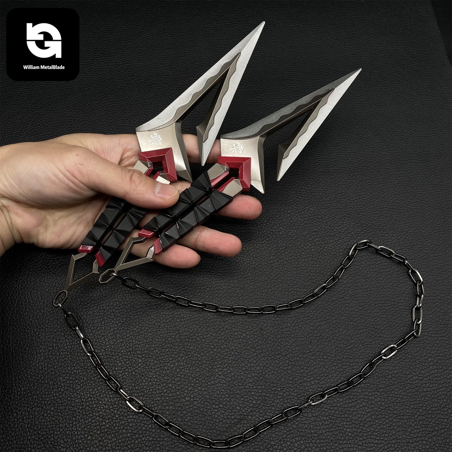 22CM/8.6" Metal Kuronami no Yaiba Life Size Replica In Real Life