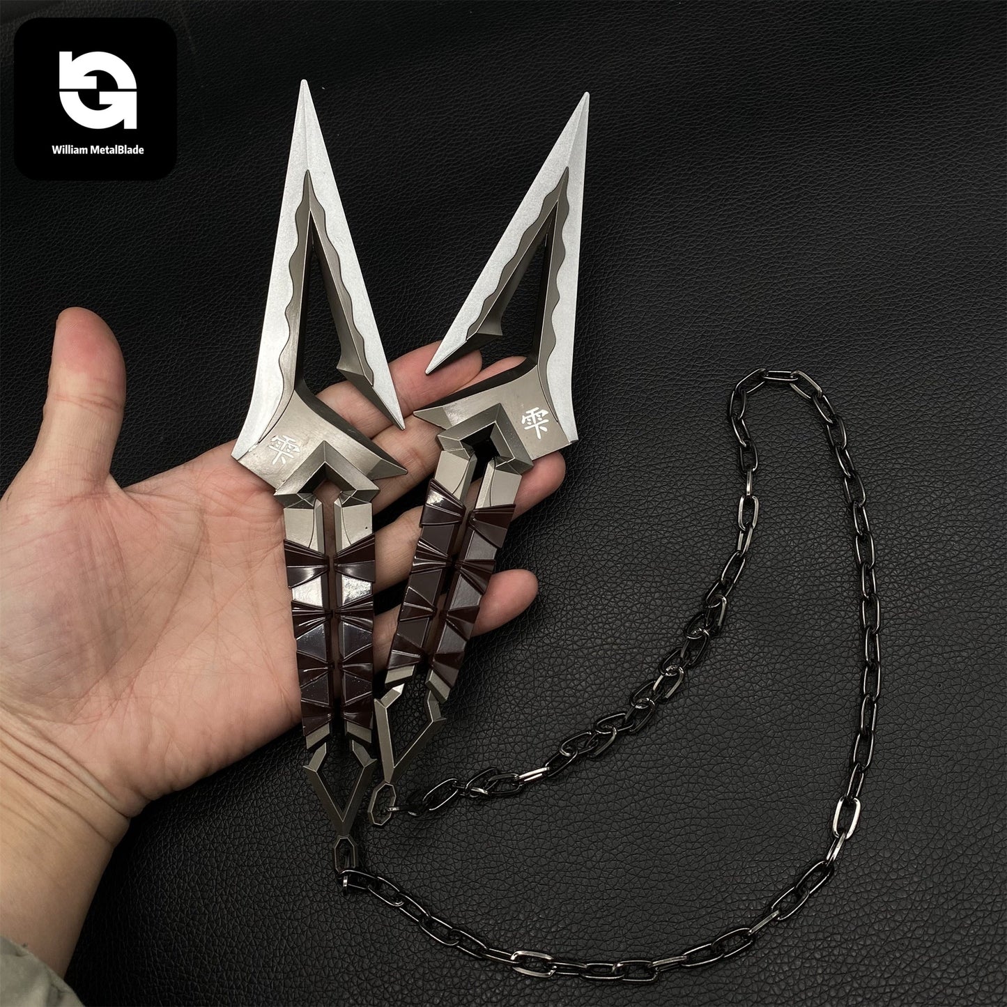 22CM/8.6" Metal Kuronami no Yaiba Life Size Replica In Real Life