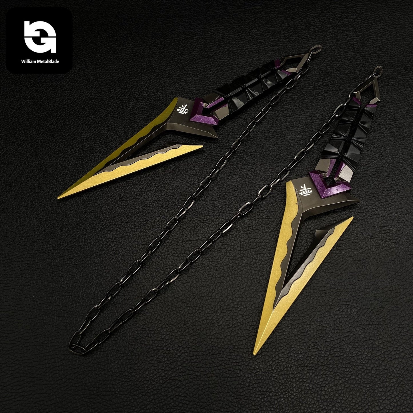22CM/8.6" Metal Kuronami no Yaiba Life Size Replica In Real Life