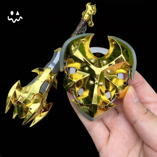 14.7CM/5.7" Link Savage Lynel Crusher&Shield Metal Miniature 2 In 1 Pack