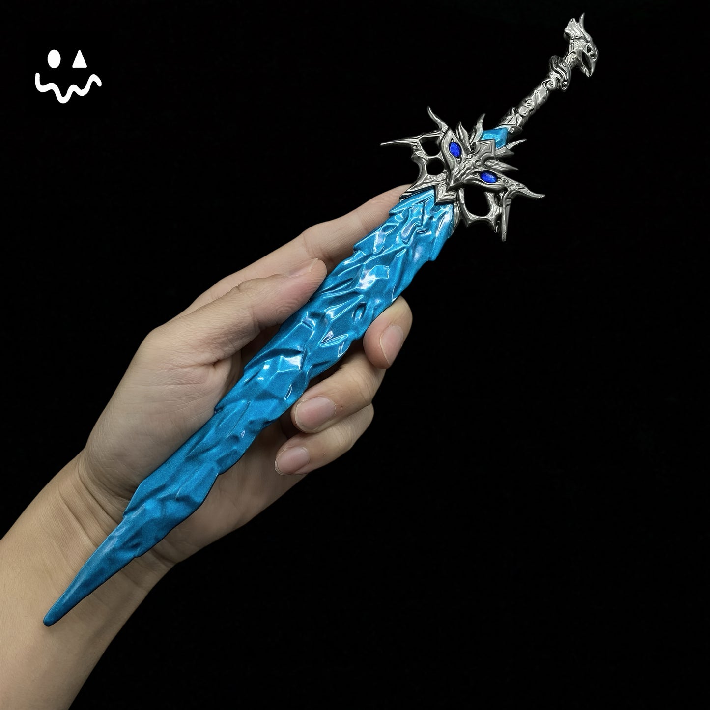 28CM/11" Long Sword Ice Soul Metal Replica