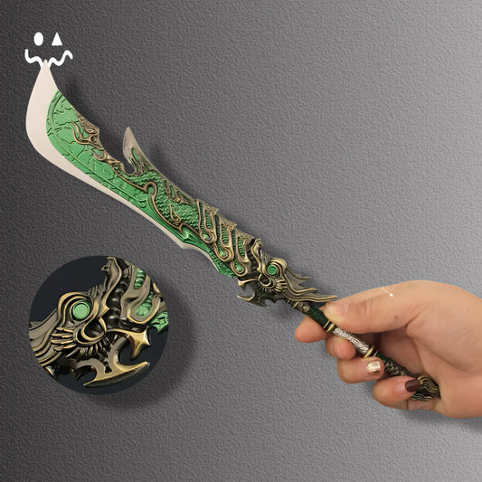 NB 29CM/11.4" Longpan Broadsword Game Peripheral Metal Weapon