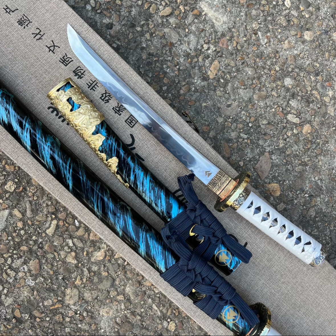 Lord Jin Sakai Katana Wakizashi Carbon Steel Version