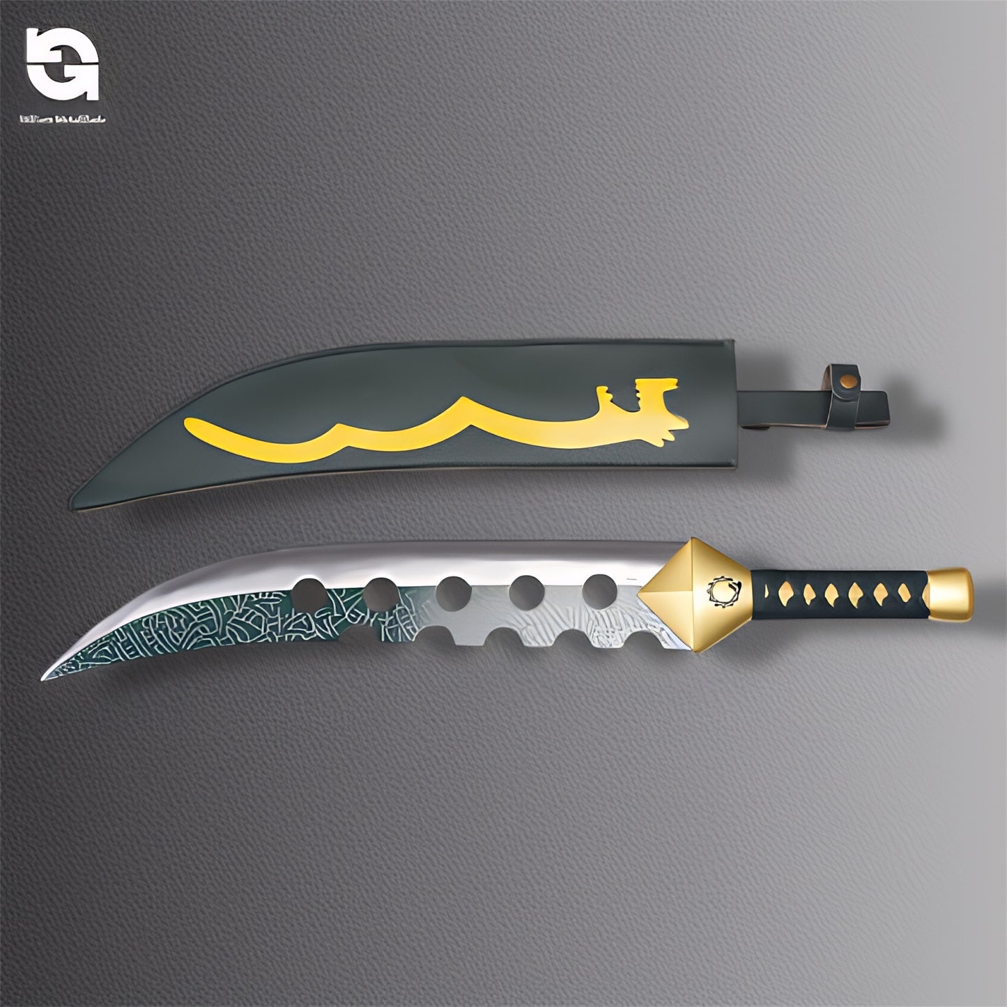 1:1 Life Size Lostvayne Sword Metal Game Prop 72CM/28.3"