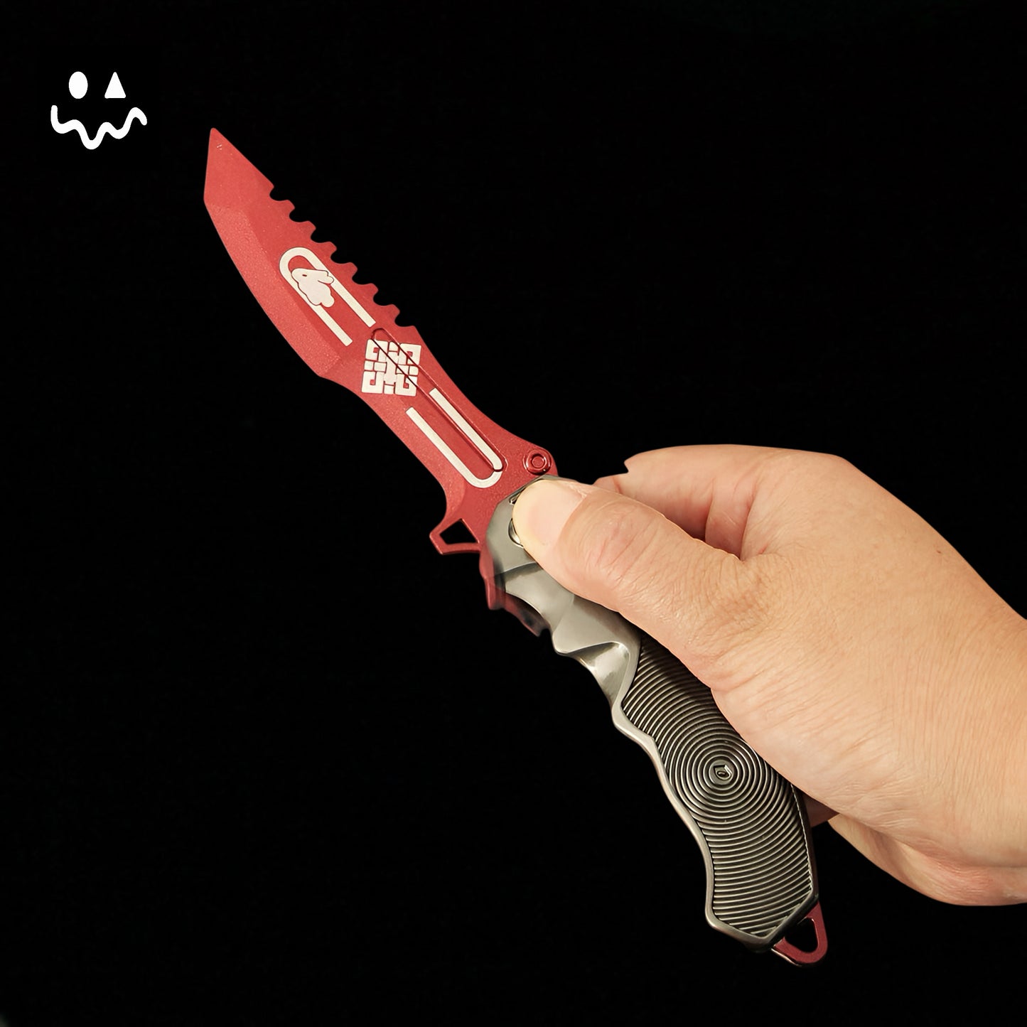 27CM10.6" High-quality Game Peripheral Luck Rabbit Knife Metal Replica