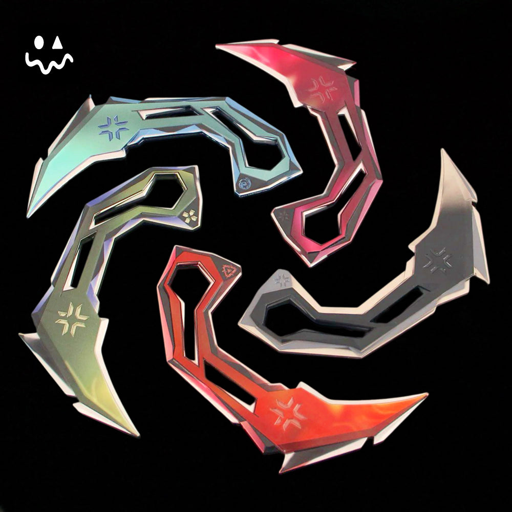Luminous Pattern Metal VCT karambit Replica 5 In 1 Pack