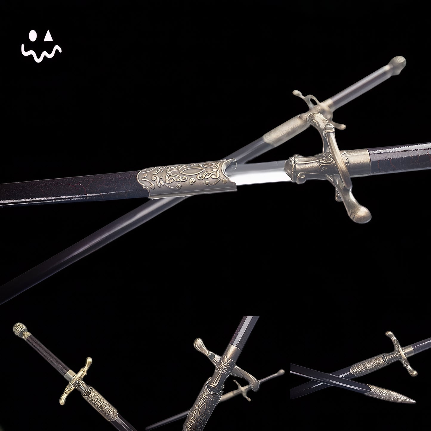 Medieval Needle Sword Life-size Steel Replica