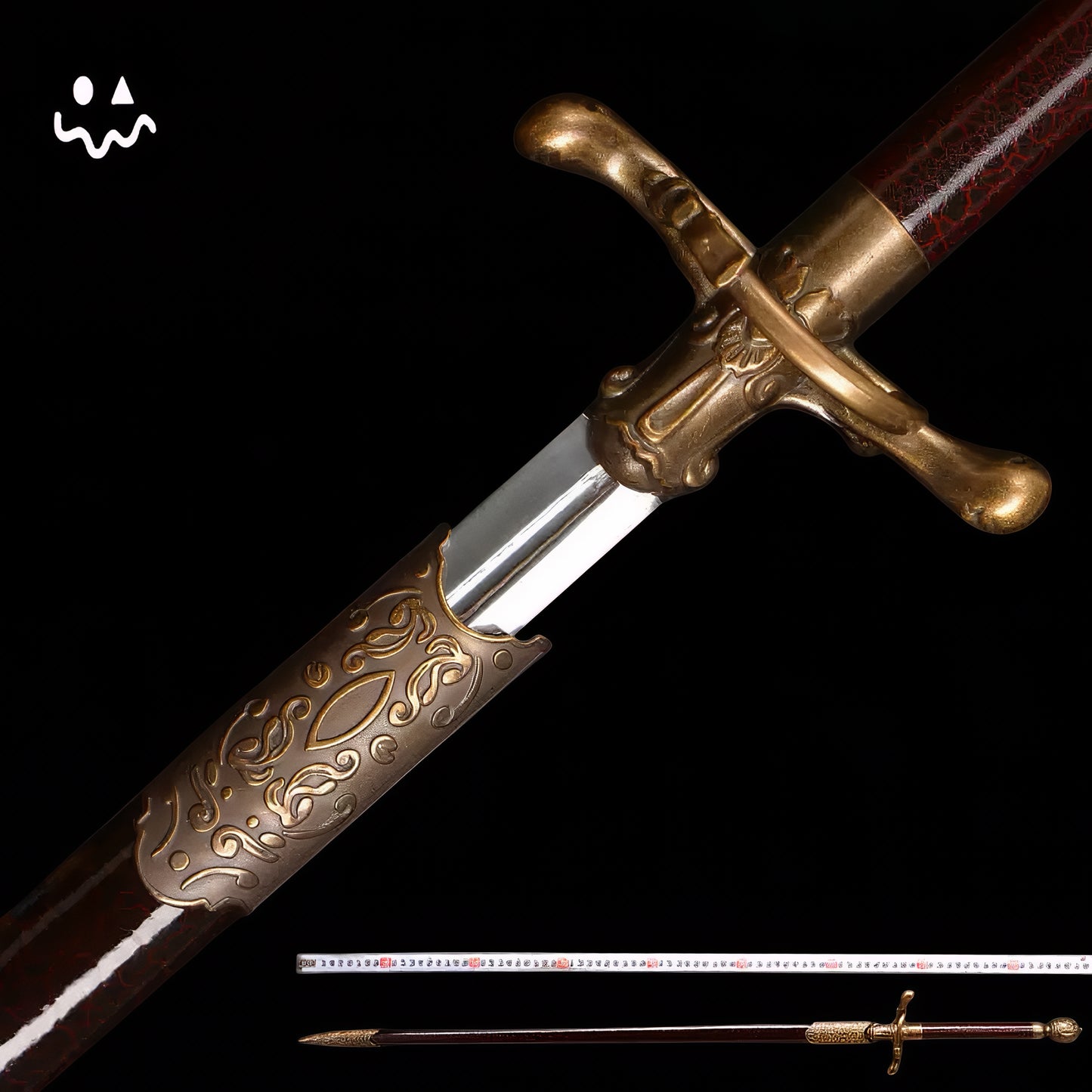 Medieval Needle Sword Life-size Steel Replica