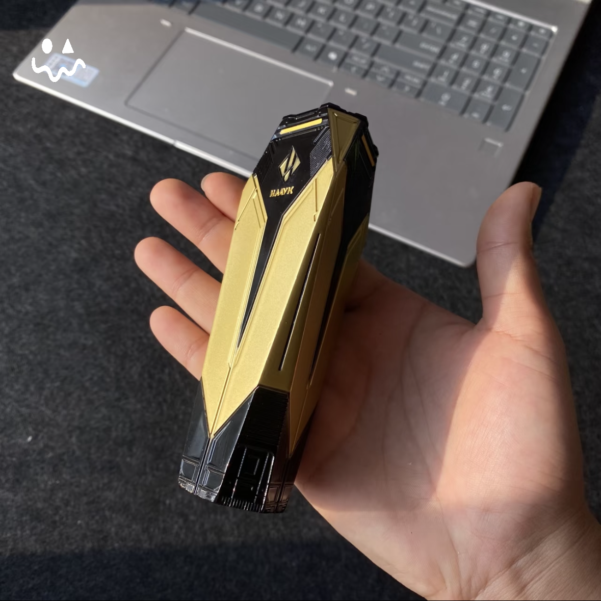 Metal 3D Mandel Brick Replica