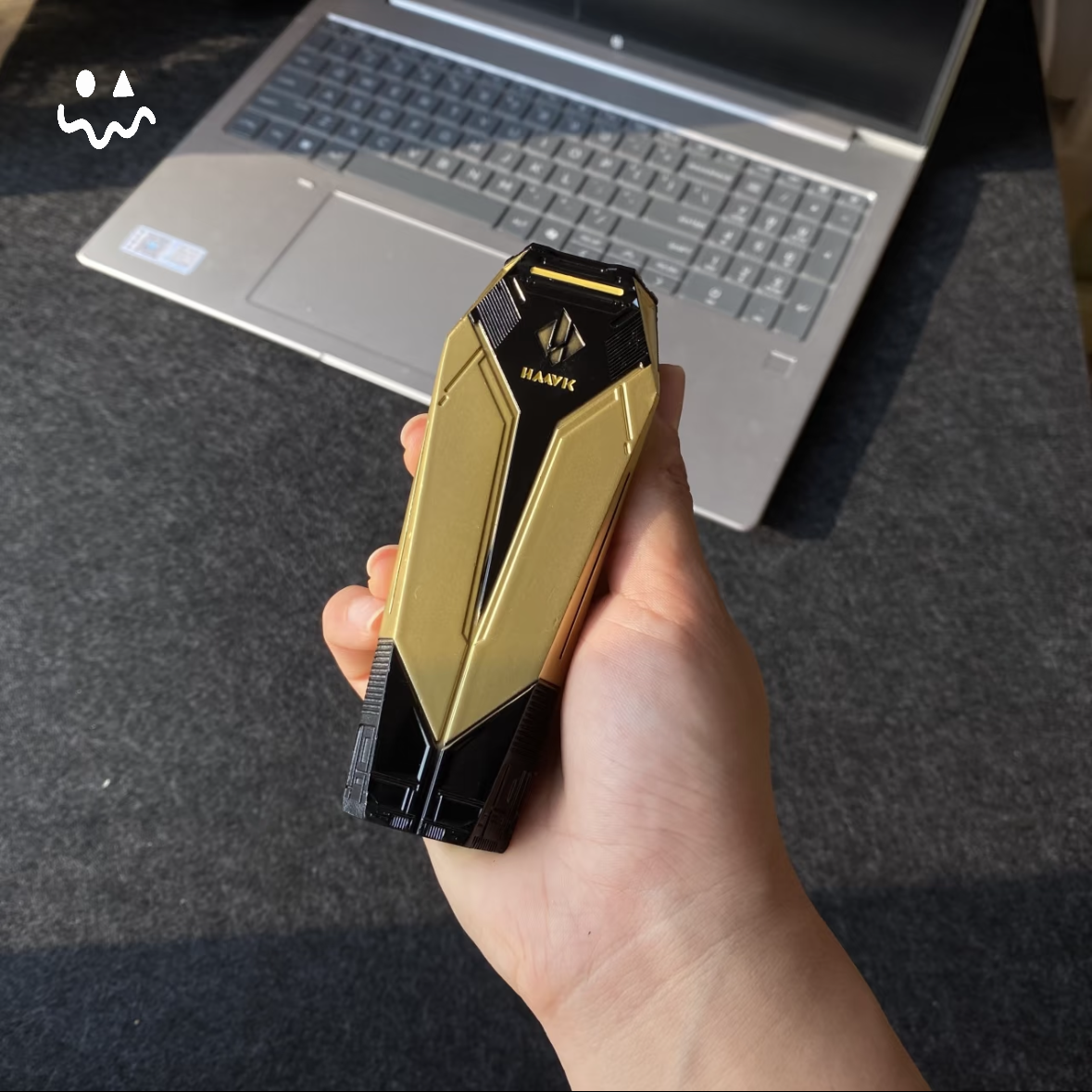 Metal 3D Mandel Brick Replica
