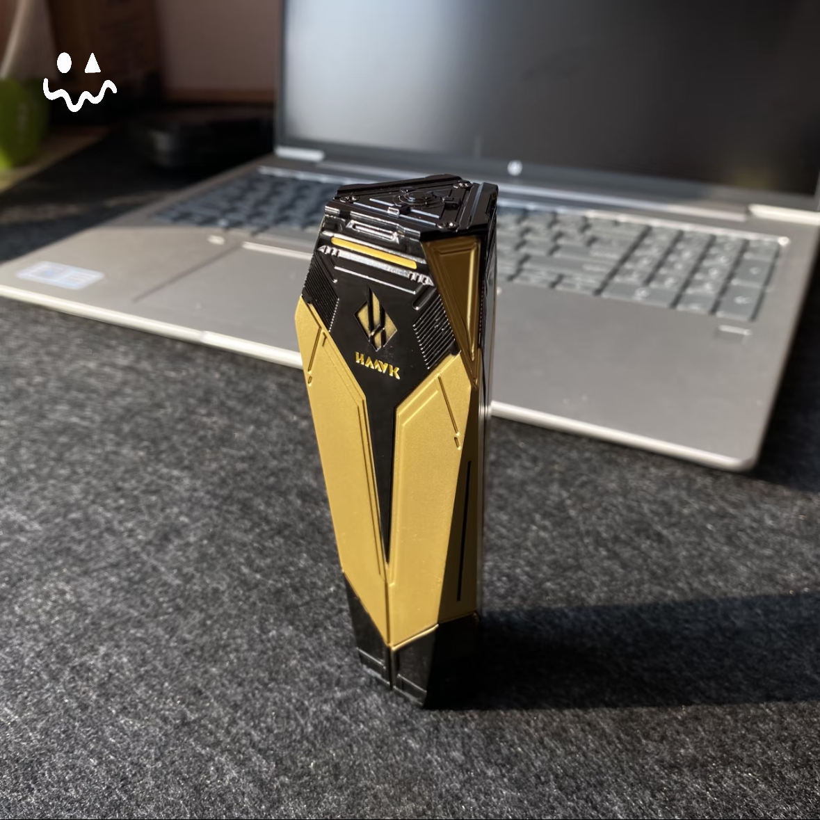 Metal 3D Mandel Brick Replica
