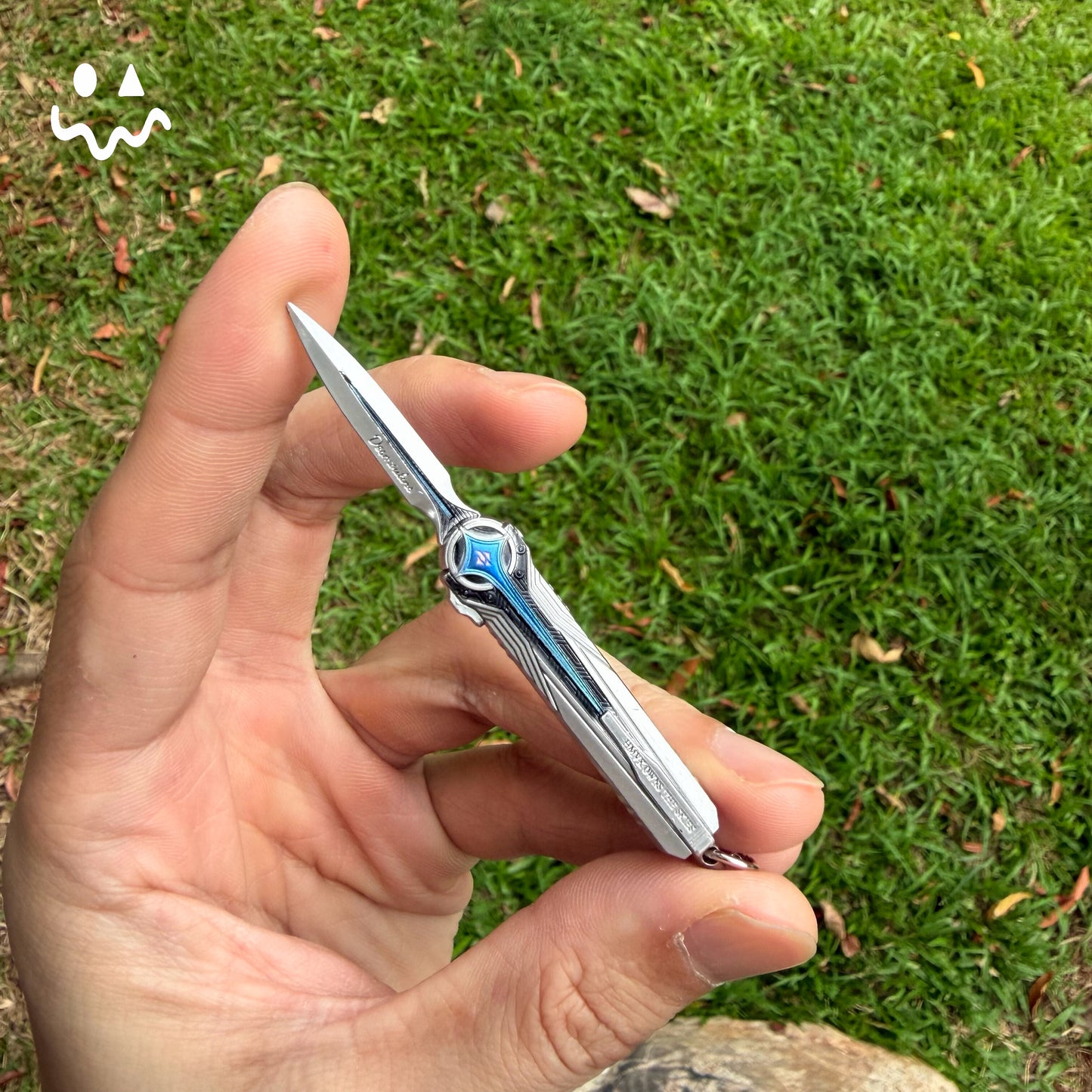 Metal Delta Force Melee Weapon Keychain