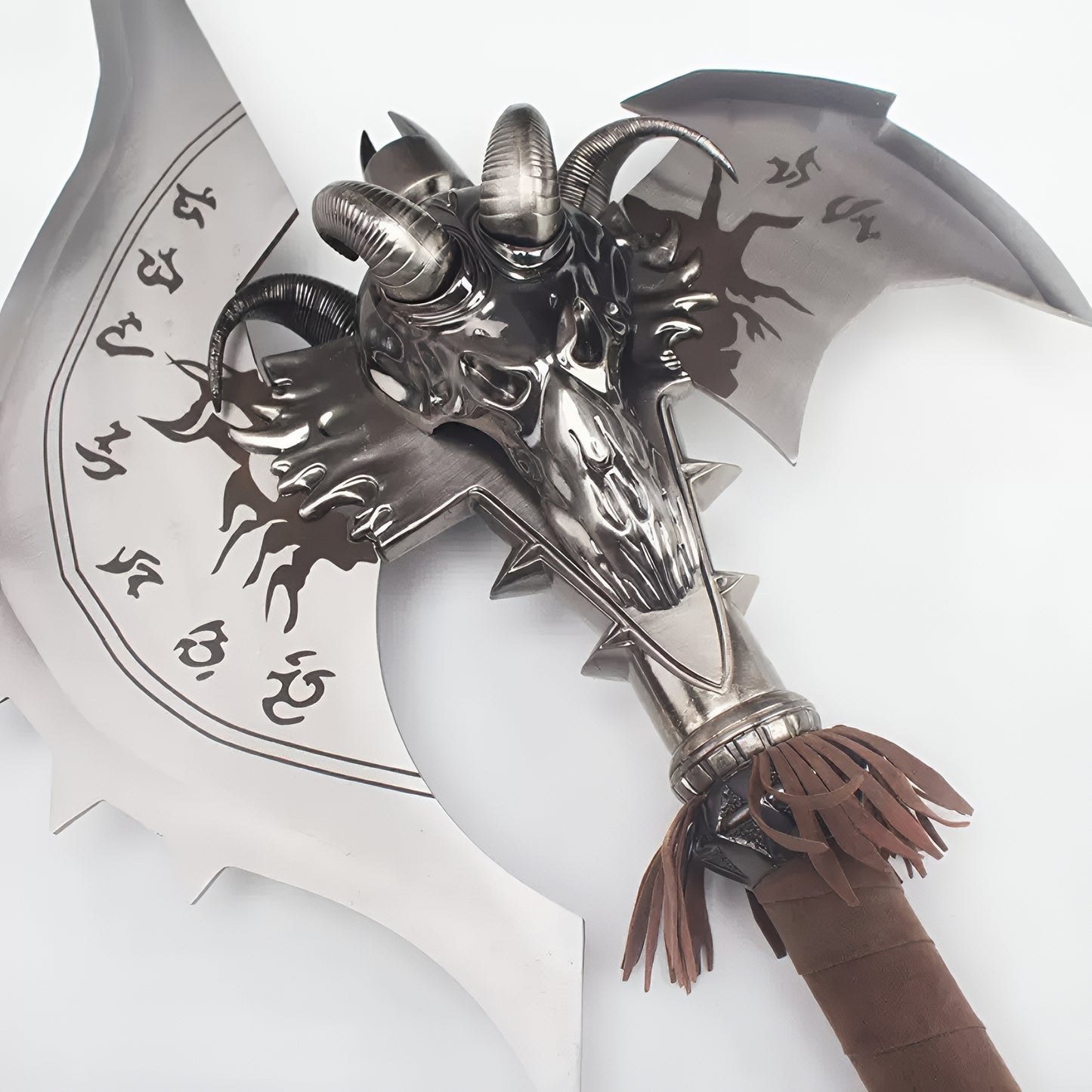 Metal Shadowmourne Axe IRL Steel Replica